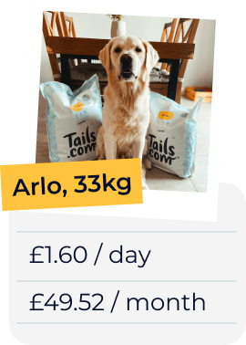 Tails up hotsell dog food price